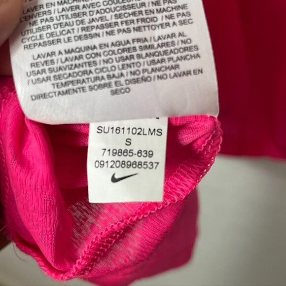 NIKE Dri-Fit Racerback Loose Fit Top Bright Pink - Picture 5 of 6